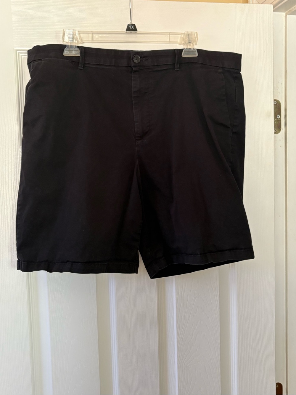 Calvin Klein Men's Black Flat Front Shorts